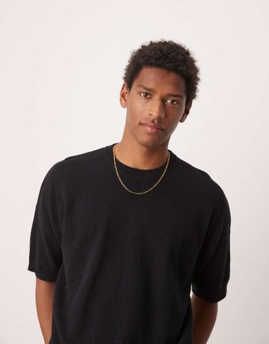 T-shirt oversize en maille pique texture - Asos Design - Modalova