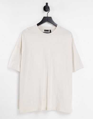 T-shirt ras de cou oversize - Taupe - STONE - Asos Design - Modalova