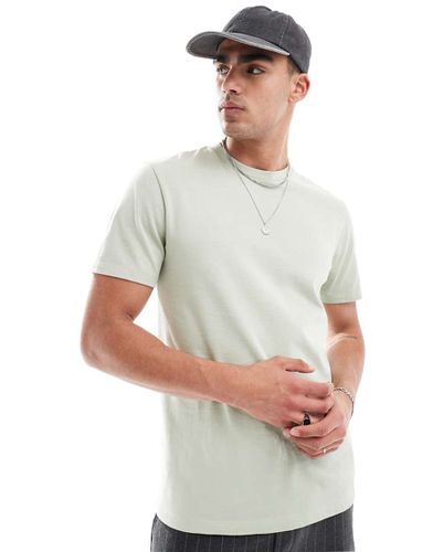 T-shirt ras de cou basique en tissu épais 240 g/m 2 - clair - Asos Design - Modalova