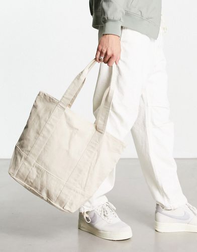 Tote bag oversize en coton épais - Écru - Asos Design - Modalova