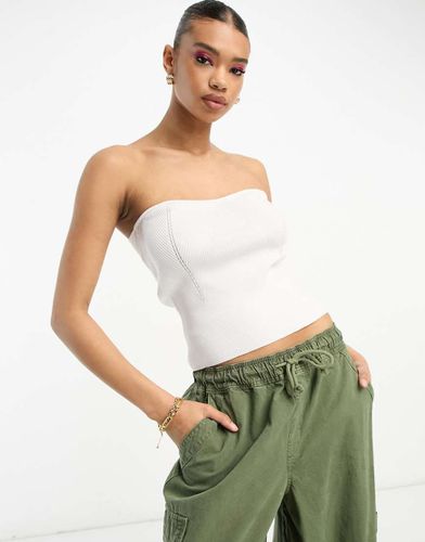 Top bandeau en maille - Asos Design - Modalova