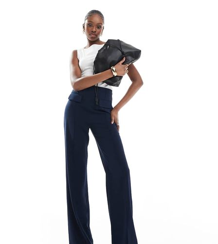 Tall - Pantalon ajust  pinces et double poche - Asos Design - Modalova