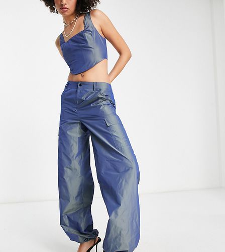 Tall - Pantalon bouffant oversize d'ensemble - irisé - Asos Design - Modalova