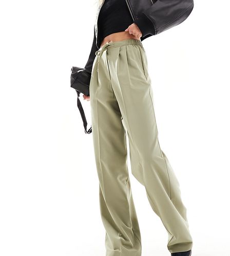 Tall - Pantalon habillé à enfiler - Kaki - Asos Design - Modalova