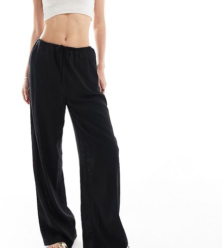 Tall - Pantalon large à enfiler en lin - Asos Design - Modalova