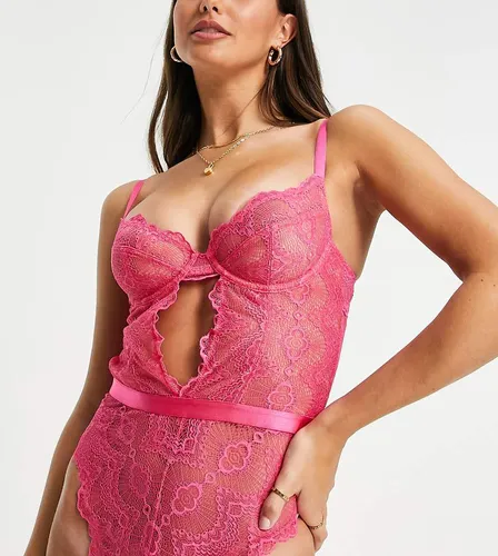 ASOS DESIGN Tall - Rosie - Body en dentelle à armatures - Asos Tall - Modalova