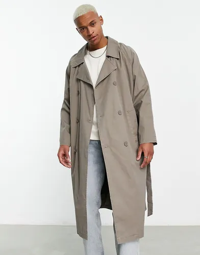 Trench-coat oversize - clair délavé - Asos Design - Modalova