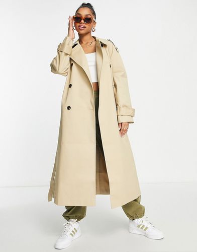 Trench-coat long - Taupe - Asos Design - Modalova