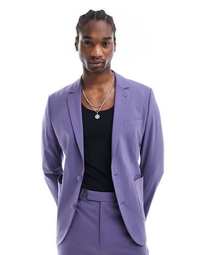 Veste de costume ajustée - Violet - Asos Design - Modalova