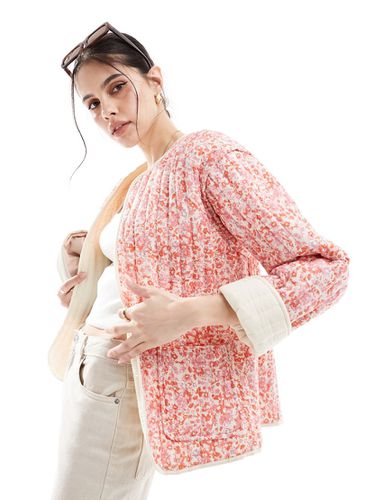 Veste matelassée en coton à petites fleurs - Asos Design - Modalova