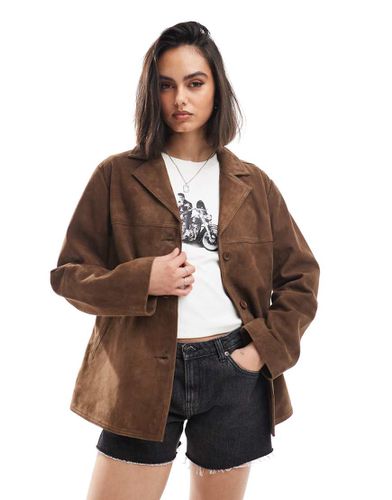 Veste style années 70 en daim synthétique - Asos Design - Modalova