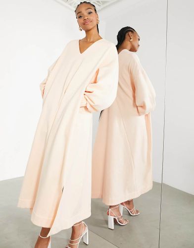 Robe sweat oversize - Pêche pastel - Asos Edition - Modalova