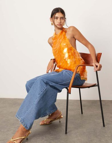 Top long dos nu à sequins scintillants - Asos Edition - Modalova