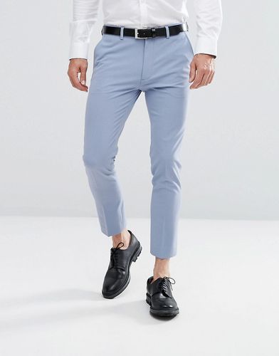 ASOS - Pantalon court habillé super skinny - cendré - Asos Design - Modalova