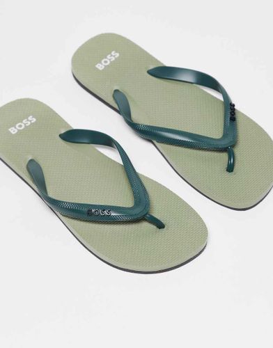 BOSS - Tracy - Tongs  logo - clair - Boss Orange - Modalova