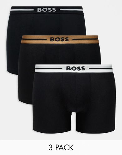 Lot de 3 boxers avec grand logo - Boss Bodywear - Modalova