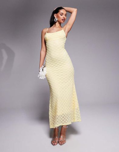 Robe mi-longue en tulle - Citron - Bardot - Modalova