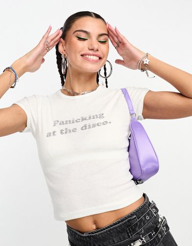 T-shirt à motif disco effet dévoré - Basic Pleasure Mode - Modalova
