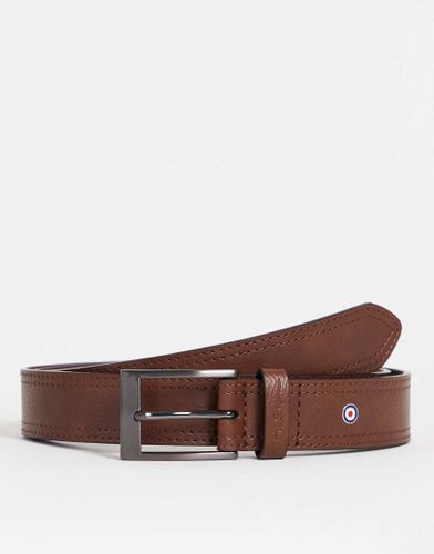 Ceinture en cuir à doubles coutures - Ben Sherman - Modalova