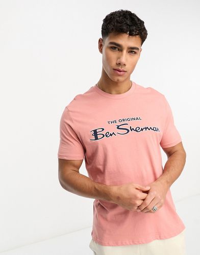 T-shirt à manches courtes et logo - Ben Sherman - Modalova
