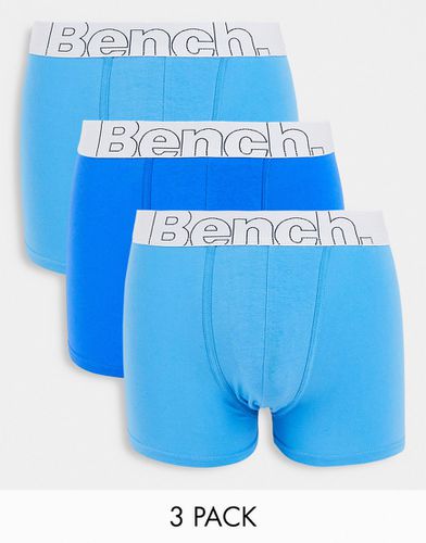 Bench - Lot de 3 boxers - Bleu - Bench - Modalova