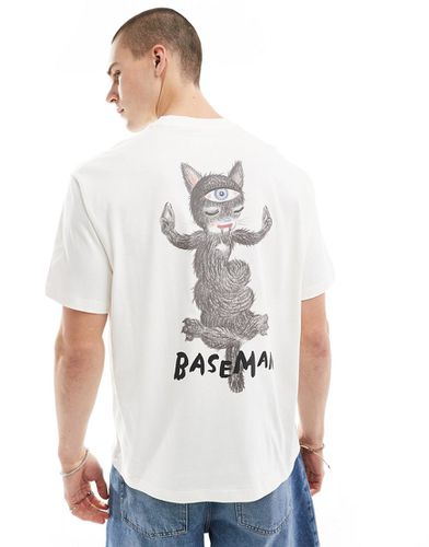 T-shirt à imprimé Baseman - Bershka - Modalova