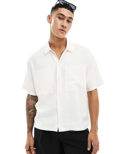 Chemise de qualit suprieure avec poche - Bershka - Modalova