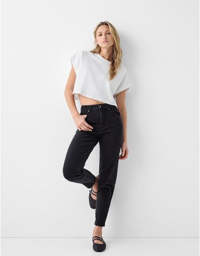 Jean mom coupe confortable - Bershka - Modalova