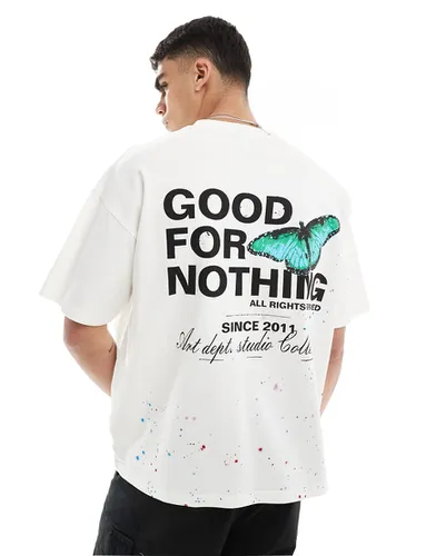 T-shirt à imprimé fruit au dos - cassé - Good For Nothing - Modalova