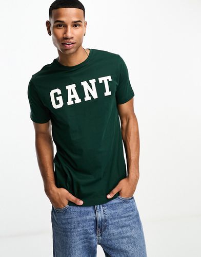T-shirt à logo style universitaire - foncé - Gant - Modalova