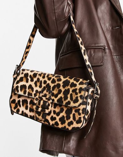 Sac porté épaule à boucle et imprimé léopard - Glamorous - Modalova