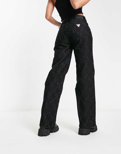 Jean large à logo - Noir - Guess Originals - Modalova