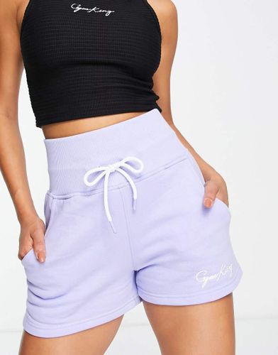 Sky - Short taille haute à inscription - pâle - Gym King - Modalova