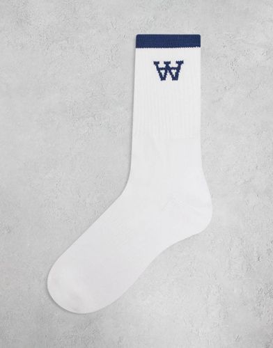 Chaussettes de tennis  logo - Double A By Wood Wood - Modalova