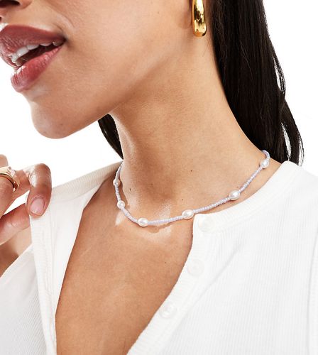 Collier à perles et perles nacrées - pâle - Designb London - Modalova