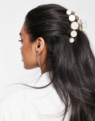 Pince à cheveux avec disques ornés de perles - DesignB London - Modalova