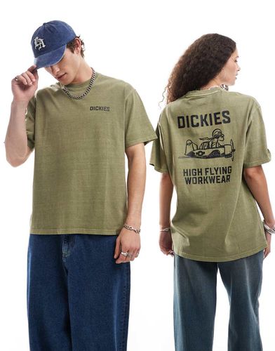 T-shirt avec imprimé avion au dos - kaki - Dickies - Modalova