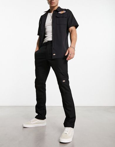 Pantalon chino ajusté style workwear avec genoux renforcés - anthracite - Dickies - Modalova