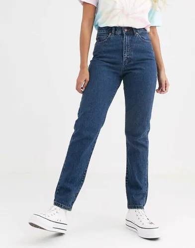 Nora - Jean mom taille haute à délavage moyen rétro - Dr Denim - Modalova