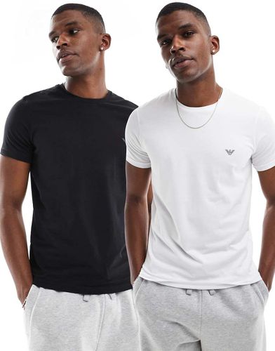 Bodywear - Lot de 2 t-shirts ras de cou à logo - /blanc - Emporio Armani - Modalova