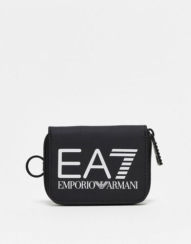 Emporio Armani - - Portefeuille à grand logo - Noir - Ea7 - Modalova