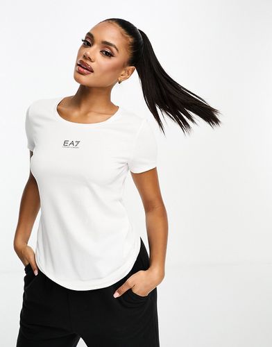 EA7 - T-shirt à logo - Blanc - Ea7 - Modalova