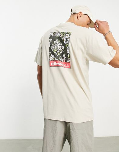 Ratia - T-shirt à imprimé au dos - Taupe - Ellesse - Modalova