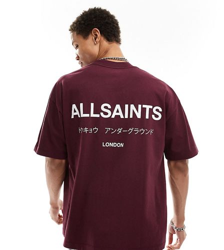 Exclusivité ASOS - - Underground - T-shirt oversize - profond - Allsaints - Modalova
