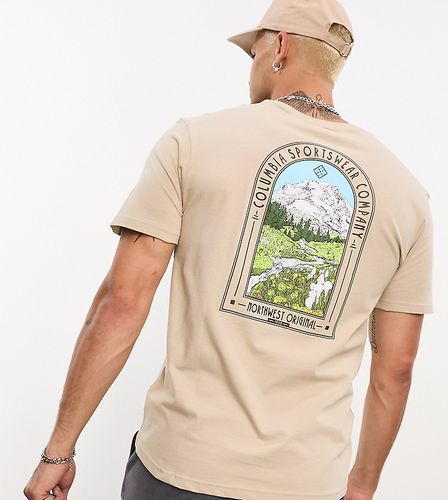 Exclusivité ASOS - - Cavalry Trail - T-shirt imprimé au dos - Beige - Columbia - Modalova