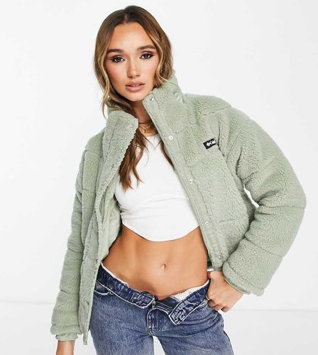 Exclusivité ASOS - Lodge - Veste matelassée en sherpa - Kaki - Columbia - Modalova