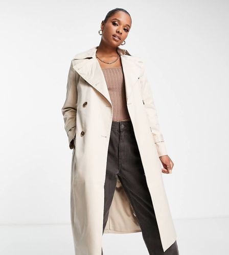 Trench-coat avec ceinture à nouer - Taupe - Forever New Petite - Modalova