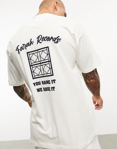 Harris Geometric - T-shirt décontracté imprimé au dos - cassé - Farah - Modalova