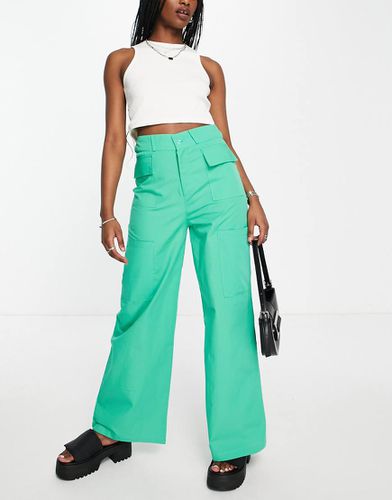 Pantalon cargo d'ensemble coupe large et fonctionnelle - Fashionkilla - Modalova