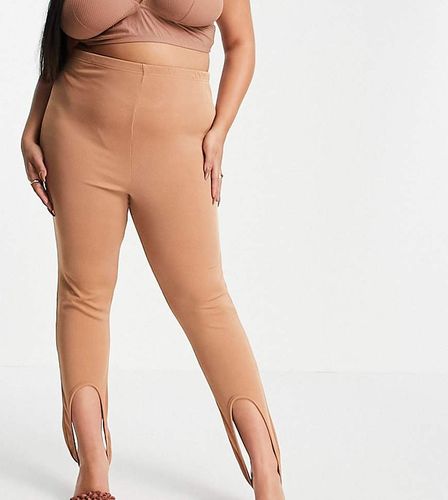 Legging à sous-pieds - Caramel - Fashionkilla Plus - Modalova